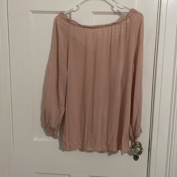 Velvet by Graham & Spencer light pink blouse - Picture 3 of 3